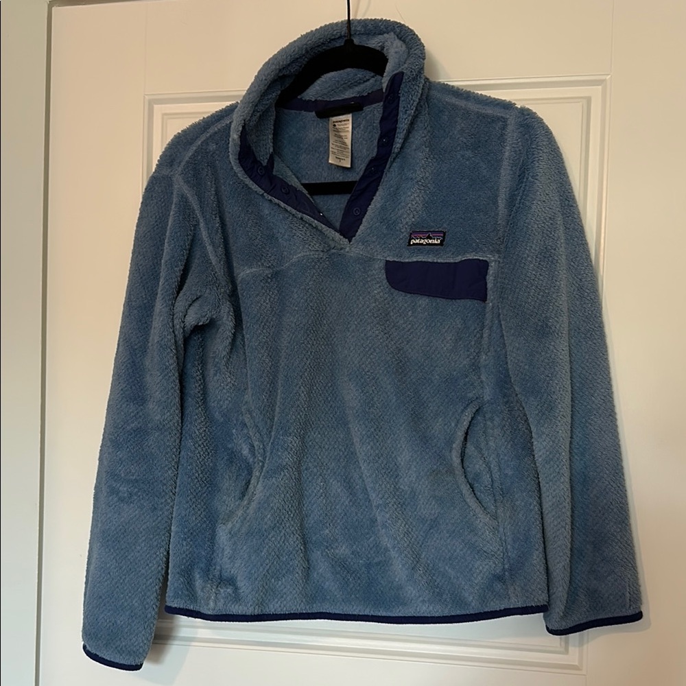 Patagonia Blue Fleece Pullover